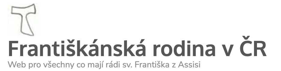 Můj osobní web: Františkánská rodina v ČR